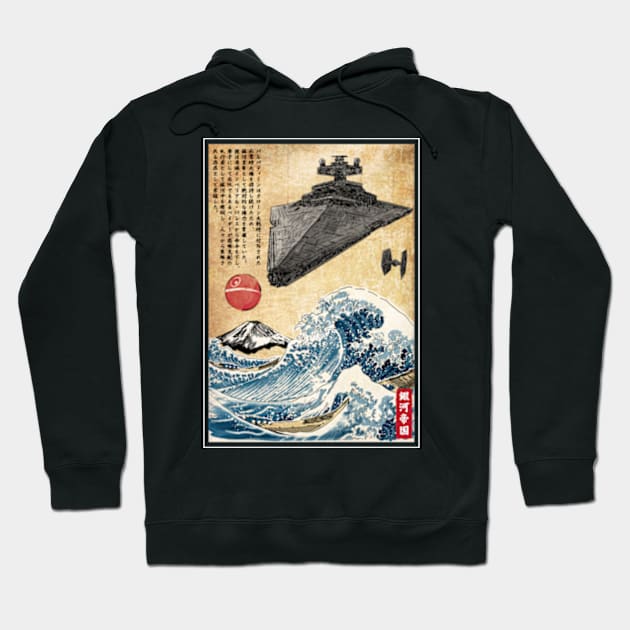 Star destroyer in Japan Hoodie by DrMonekers